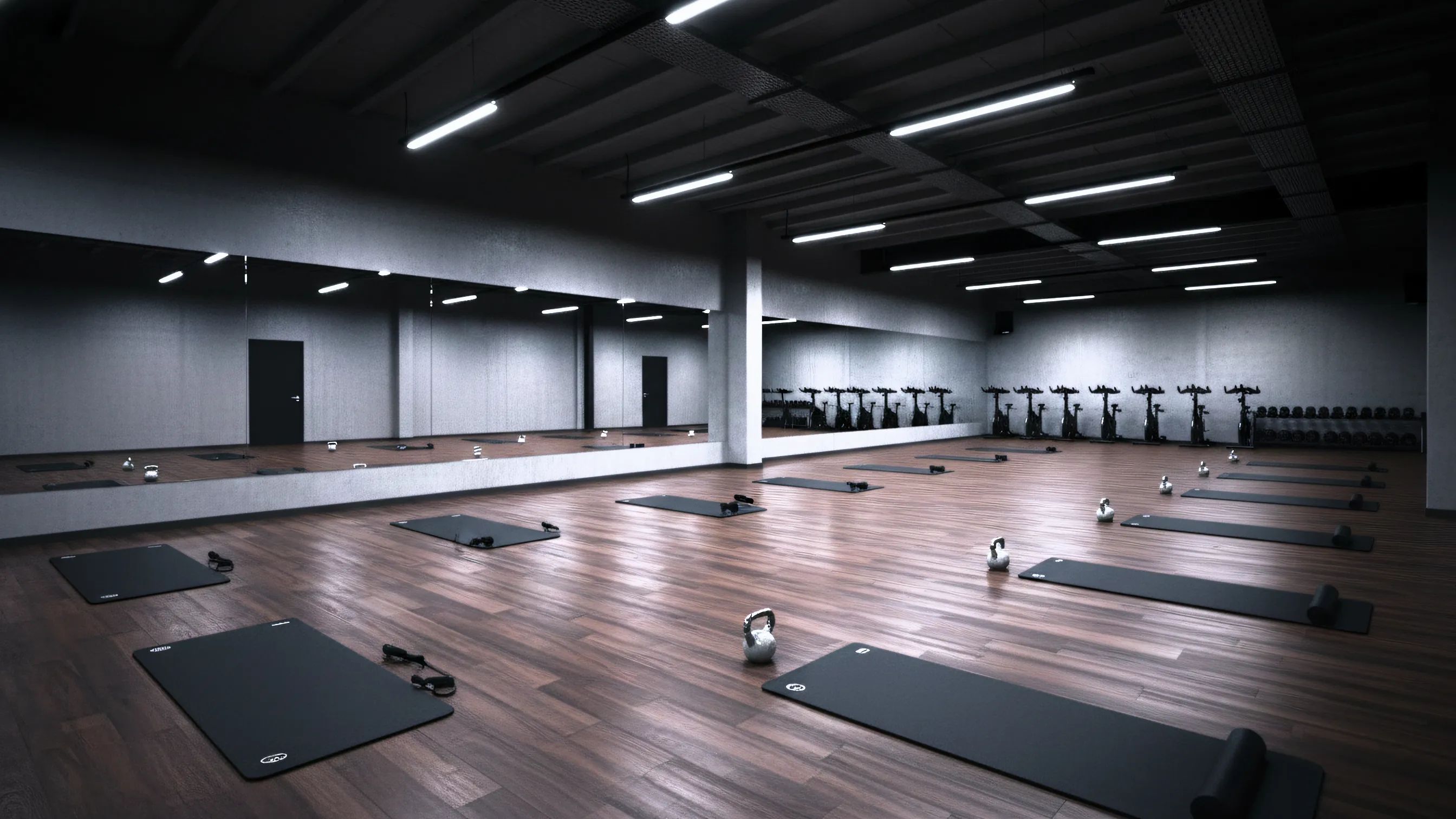 Stretching and recovery room